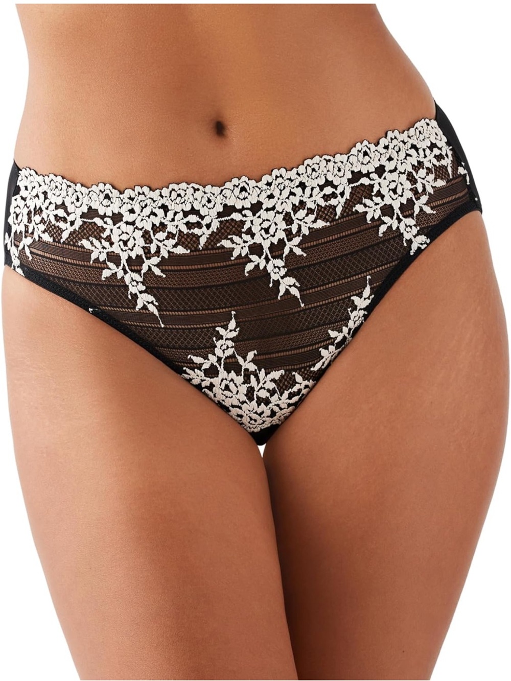 Pack of 3 Lace/Floral/Sheer High Waisted Panties